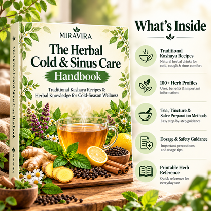 The Herbal Cold & Sinus Care - Fast Natural Remedies for Blocked Nose, Sinus Pressure & Post-Nasal Drip